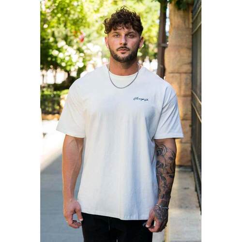 健身短袖男棉质宽松训练五分袖跑步弹力圆领运动T恤上衣