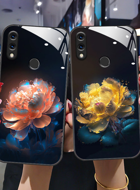 适用于红米note8pro 手机壳note8新款M1901F7BE高级M1906G7E简约红米note7时尚女redminote4玻璃2016050全包