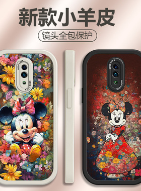 适用于oppo reno手机壳reno2z新款硅胶软壳0pp0ren0z卡通PCKM80高级PCDM10女pcdt10潮PCAM00全包reno2小羊皮