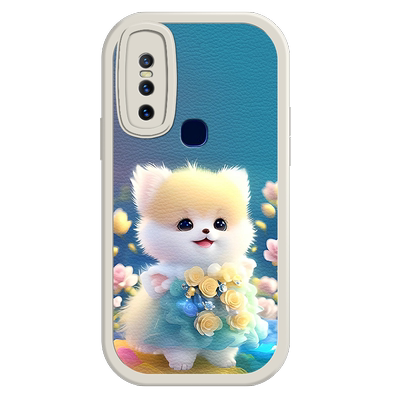 适用于vivos1手机壳V1831A新款液态硅胶软壳vivos1pro女款V1832A全包防摔v15时尚创意V15PR0高级vovi卡通狗狗