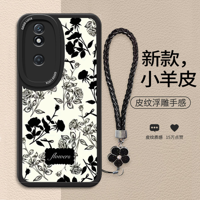 适用红米note8手机壳redminote8pro新款M1906G7E液态硅胶软壳M1908C3JE防摔noto8pro复古花纹nt8por高级女潮