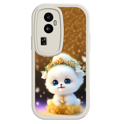 适用于opporeno10手机壳reno10pro/10pro+新款液态硅胶软壳PHW110小羊皮PHU110卡通狗狗plus时尚男女10p防摔