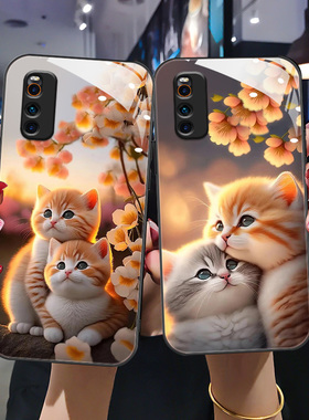 适用于iqooz3手机壳iqooz1/z5/z6新款钢化玻璃壳v2012a卡通V1986A女iqooz1x/Z3X/z5x高级V2131A全包V2164KA潮