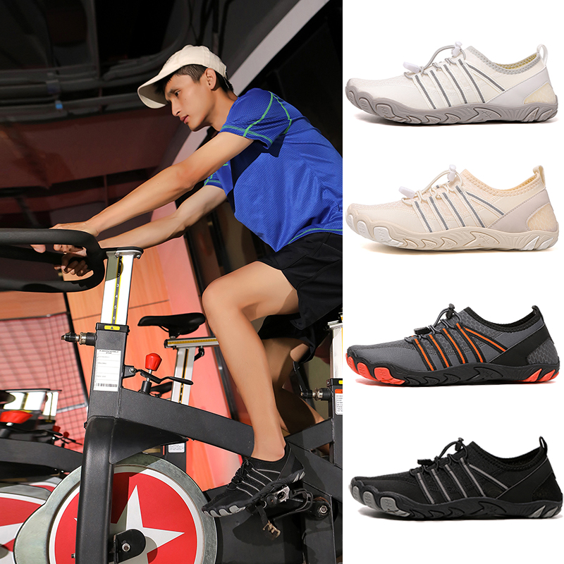 新款动感单车骑行鞋男士健身房专用鞋深蹲硬拉体能训练鞋女跳绳鞋