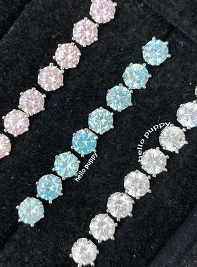 hellopuppy定制八星八箭爆闪耳蜗钉耳骨钉医用钛钢高级感百搭耳钉