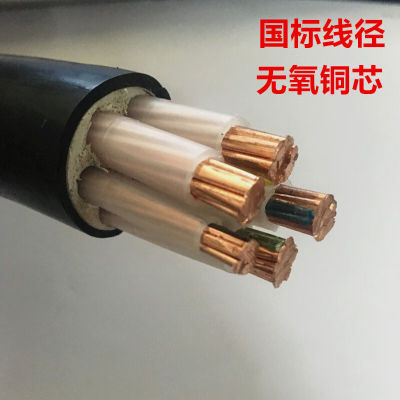 国标电缆线铜芯YJV2345芯10162535平方户外电力电YJV2X10平方