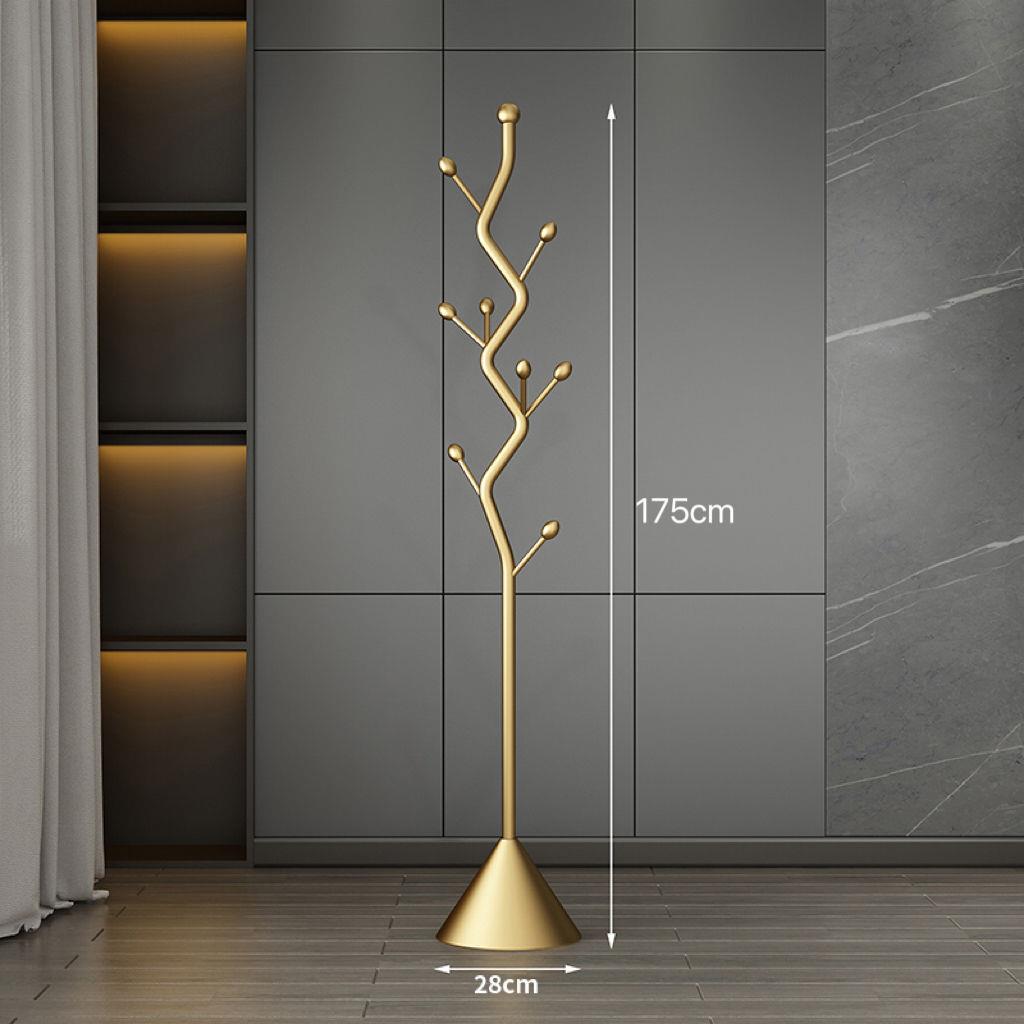 衣帽架落地卧室内立式挂衣架家用简易晾衣服架子房间挂包架子