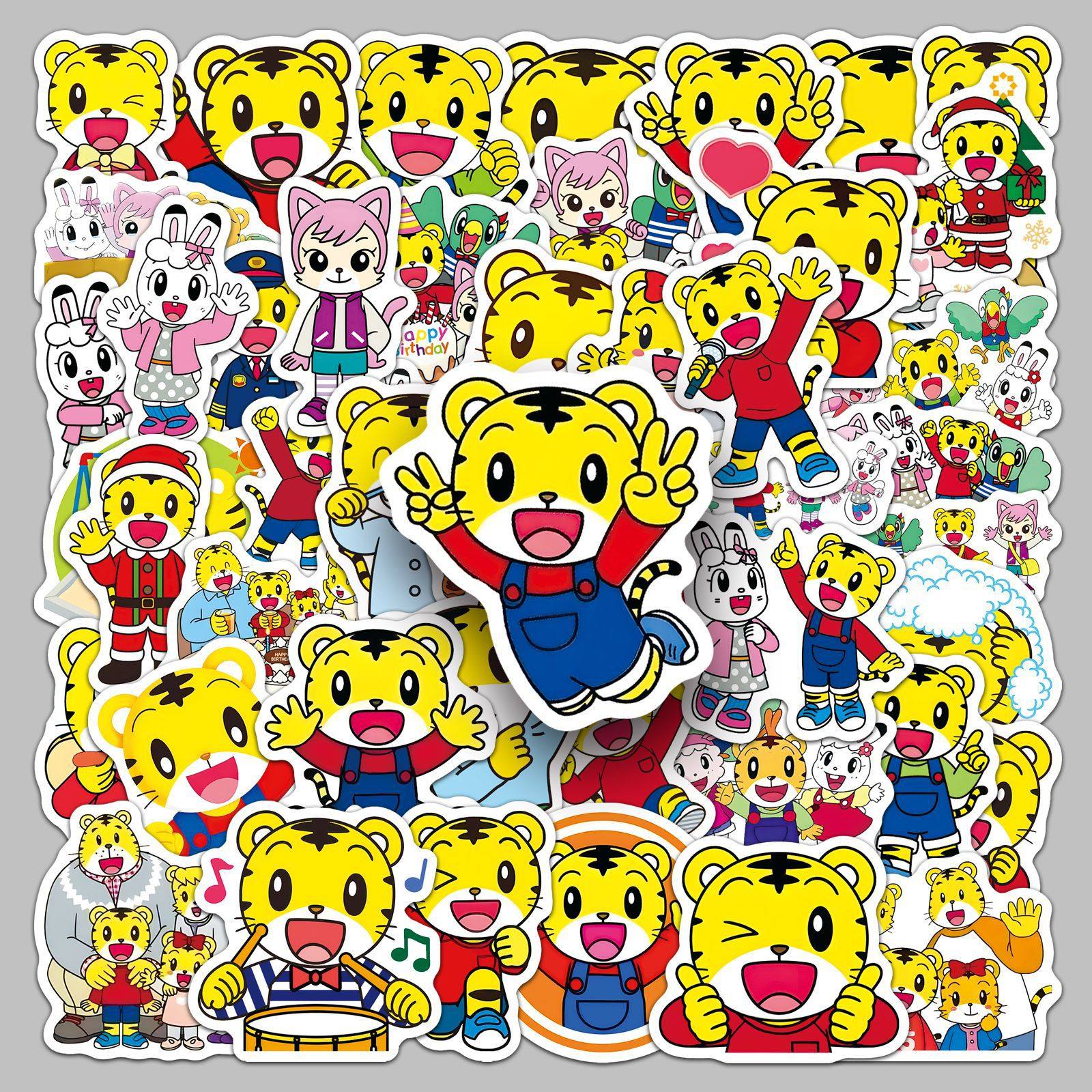 50张巧虎贴纸卡通早教动画防水周边笔记本手机充电宝手账贴纸批发,文具电教/文化用品/商务用品,贴纸/立体贴纸,淘宝优惠券,粉丝福利购,淘宝优惠卷