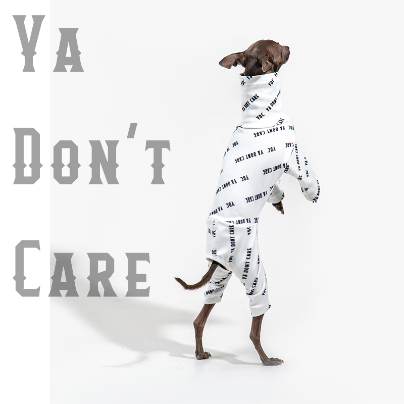 YDCStore字母logo印花限量福利款小灵缇惠比特贝林顿高弹四脚衣