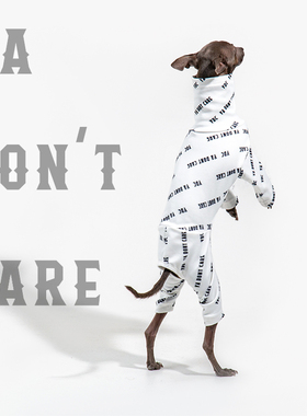 YDCStore字母logo印花限量福利款小灵缇惠比特贝林顿高弹四脚衣