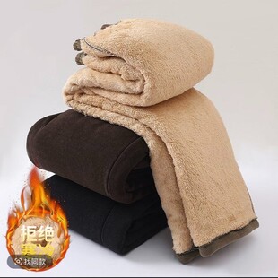 中老年人加厚女裤冬季加绒妈妈裤子老太太保暖大码奶奶装棉裤外穿