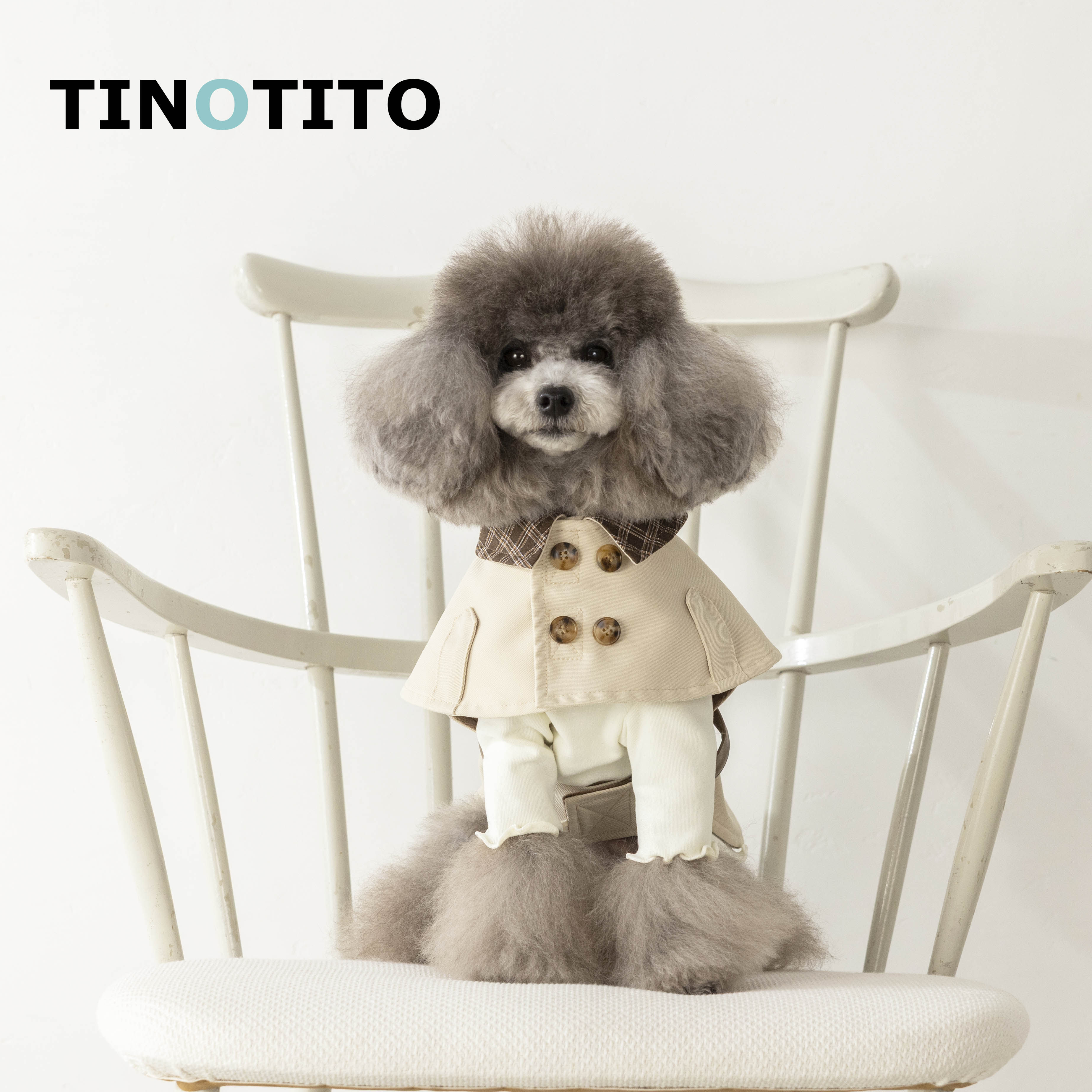 Tinotito 提诺 日本品牌宠物服装 绅士斗篷外套利落帅 气轻松好穿