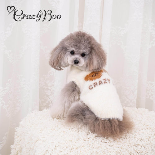可吉步 Crazy Boo日本品牌宠物服 好朋友棉花糖毛衣 软糯柔滑糯叽