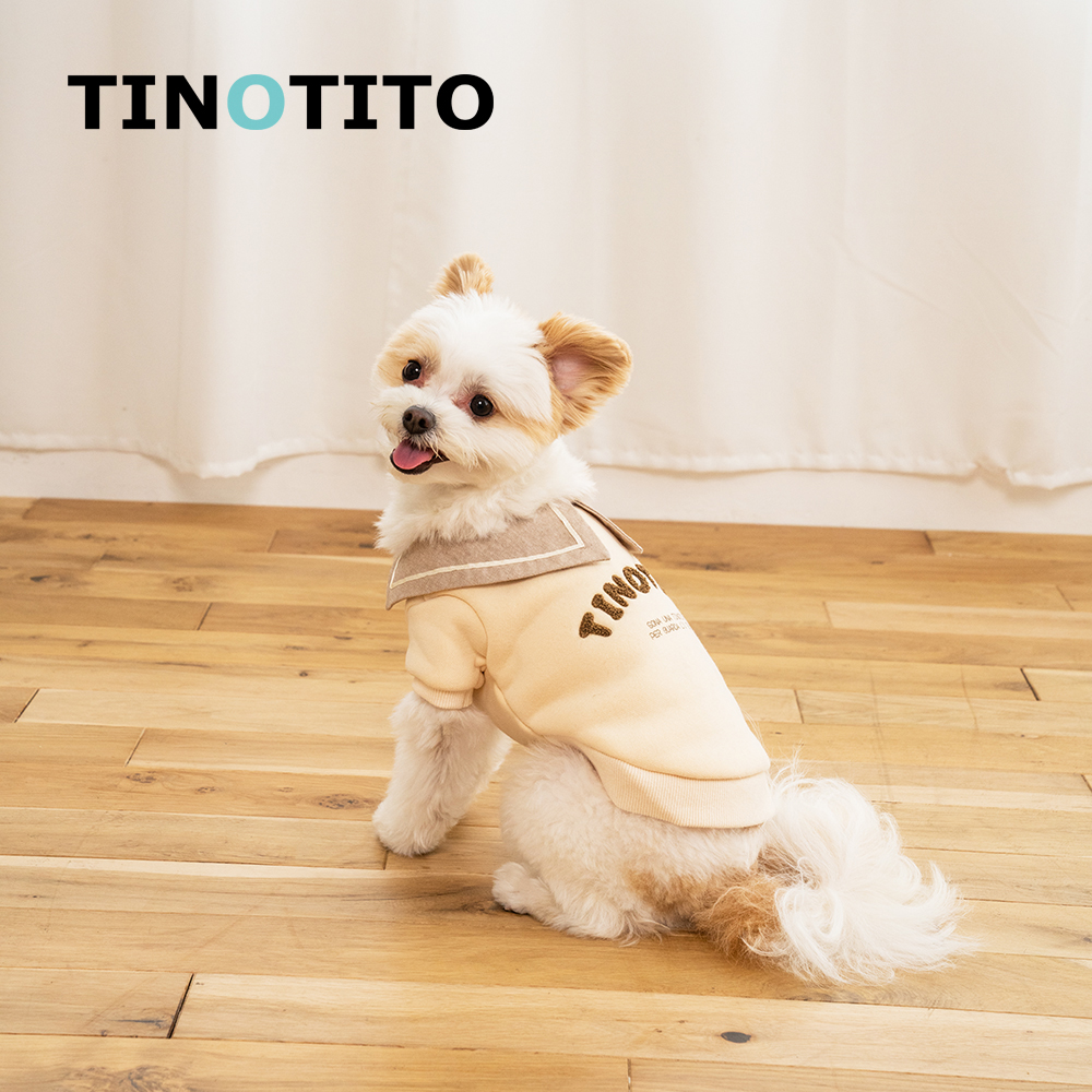 提诺Tinotito日本品牌宠物服装秋冬 学院风卫衣 开学季可爱学院风