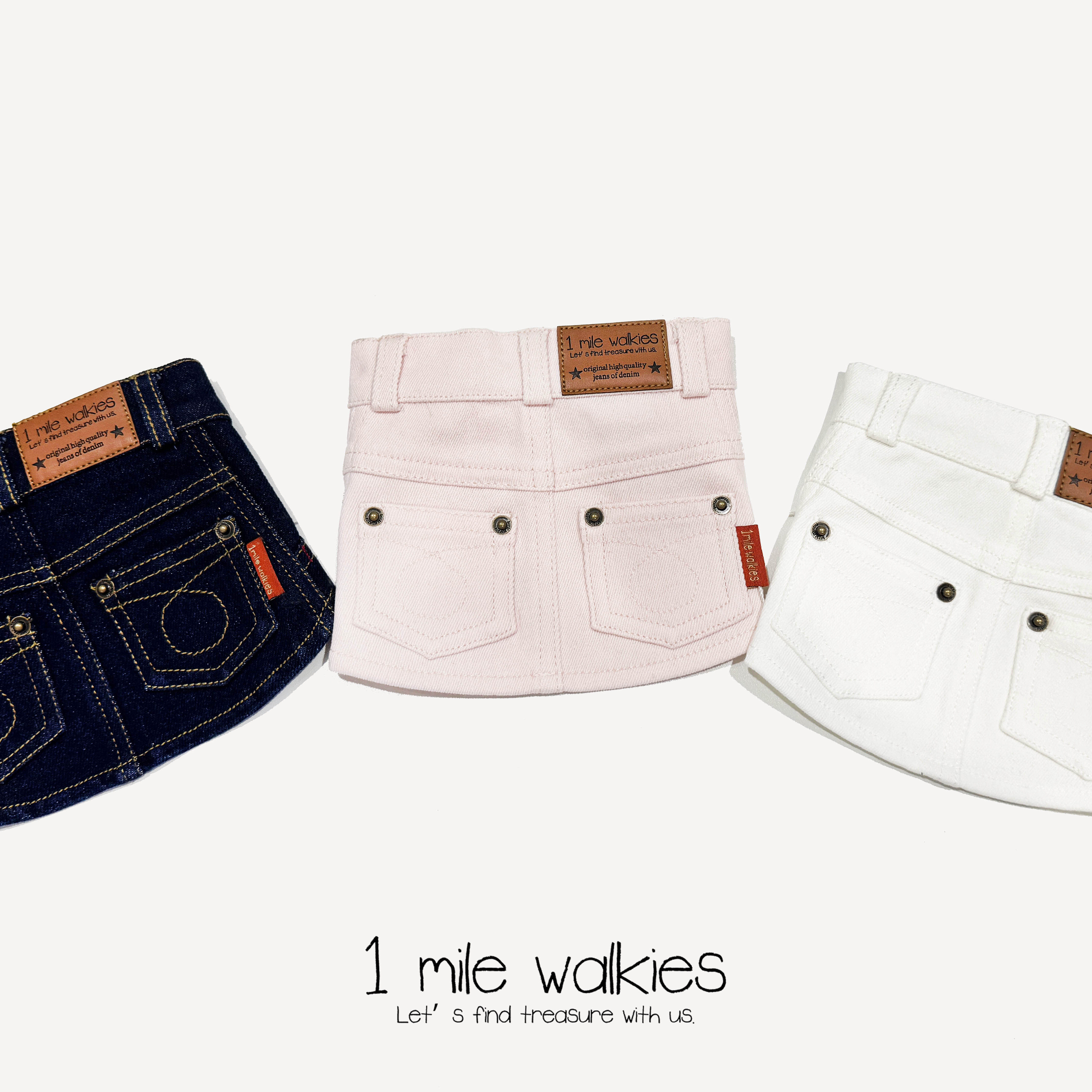 遛英哩1 Mile Walkie日本品牌宠物服装 风尚牛仔裙 帅气随心百搭