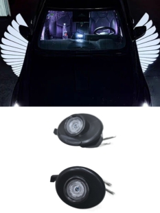 适用凯迪拉克CT4/CT5/ATSL 后视镜地毯灯天使之翼迎宾灯无损安装