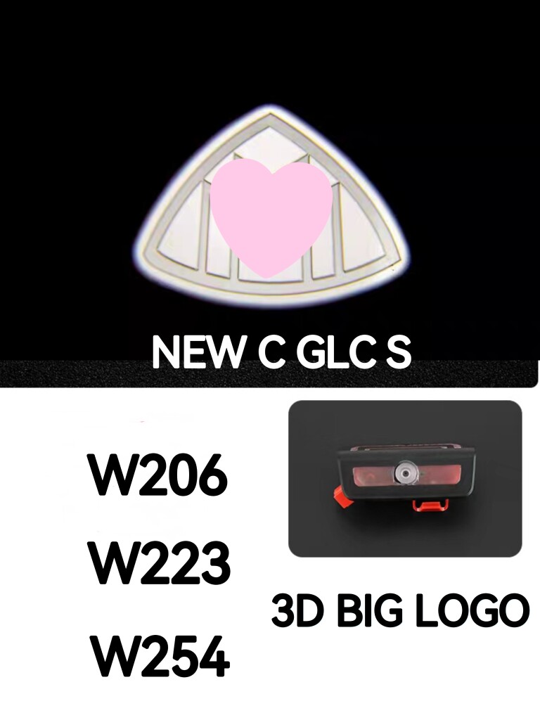 适用于奔驰新S级迎宾灯W223 C级W206 GLC W254改装车门照地镭射灯