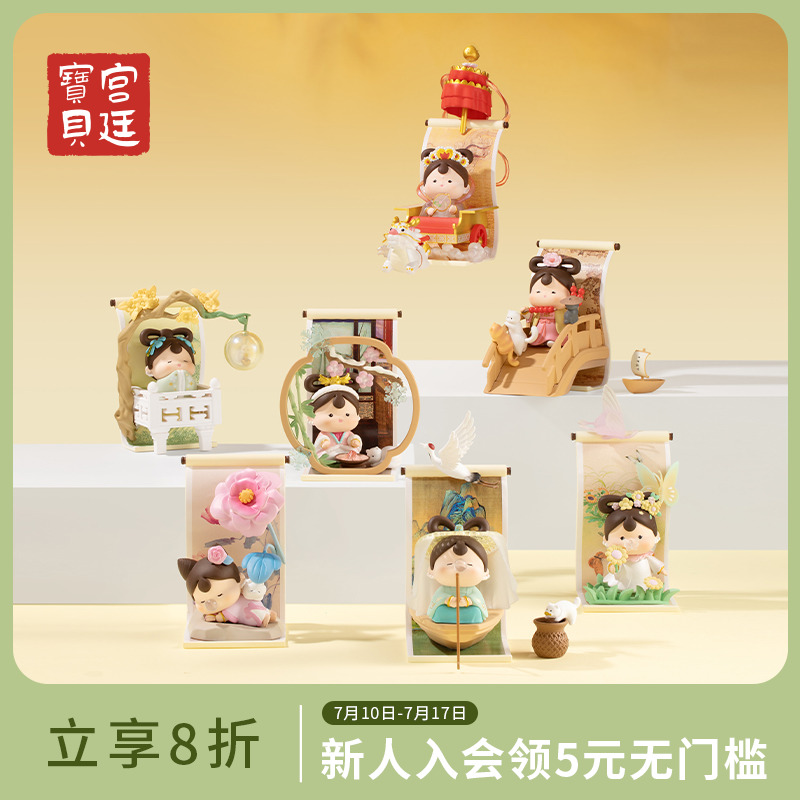 博物馆文创盲盒宫廷宝贝饱格格