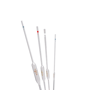 天玻单标记大肚管移液管A级可过检胖肚吸管5/10/15/25/50/100ml