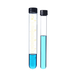 垒固螺口试管玻璃具塞试管刻度试管带盖玻璃管15/20/25/50/100ml