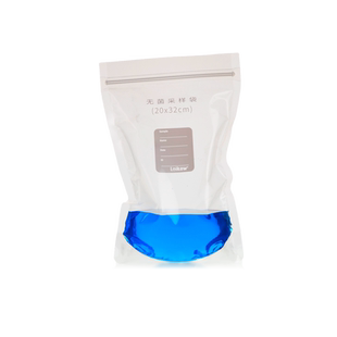 无菌采样袋可立带压条水样采集袋均质袋100ml-9L可立式灭菌滤膜袋