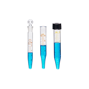 垒固 玻璃螺口刻度试管透明密封具塞尖底刻度离心管15/20/25/50ml