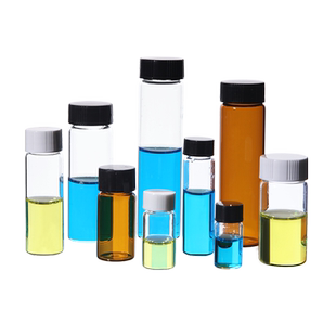 垒固 透明玻璃螺口瓶样品瓶棕色试剂瓶菌种留样瓶精油瓶小玻璃瓶