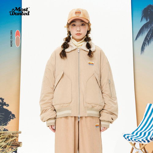 mostwantedlab冬季双面穿棉服