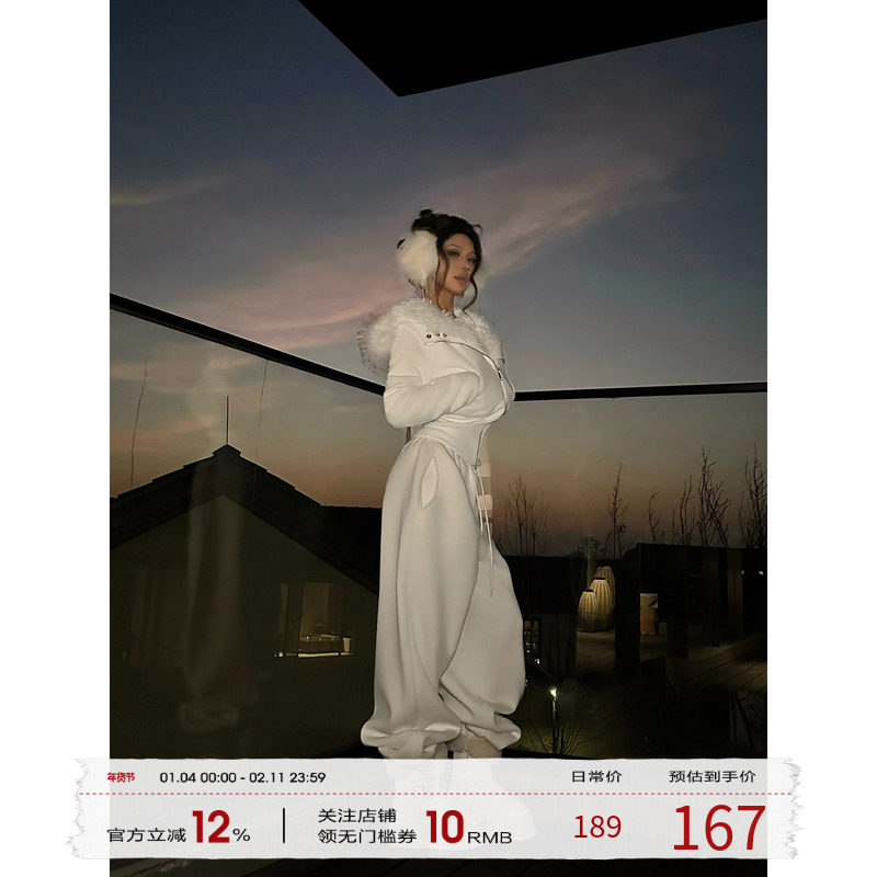 福尔尼斯悦 加绒裤子宽松阔腿裤2025冬季运动加厚卫裤弯刀裤长裤,女装/女士精品,休闲裤,淘宝优惠券,粉丝福利购,淘宝优惠卷