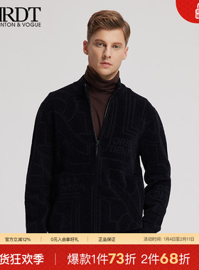 ORRDT澳林丹顿男装时尚都市黑色卫衣男秋冬新款商务外套A19D2222