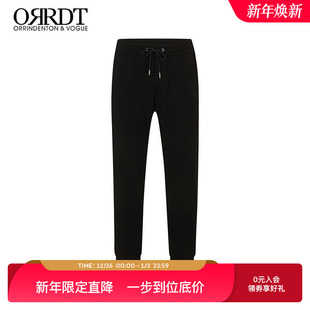 黑色卫裤 男秋冬新款 AT47D2125 潮流百搭休闲裤 ORRDT澳林丹顿男装