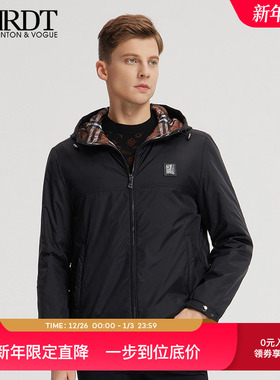ORRDT澳林丹顿轻奢棉衣简约连帽夹克男秋冬新款棉服外套A06D2222