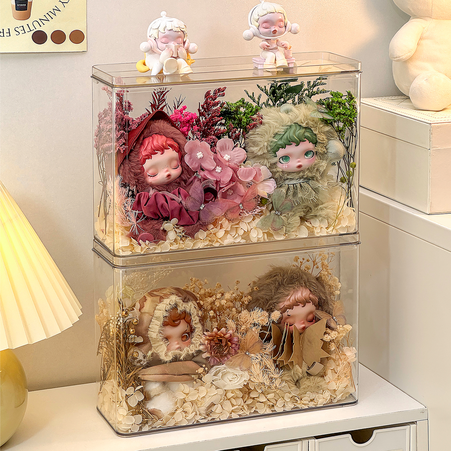 光织园造景展示盒挂件收纳场景盒