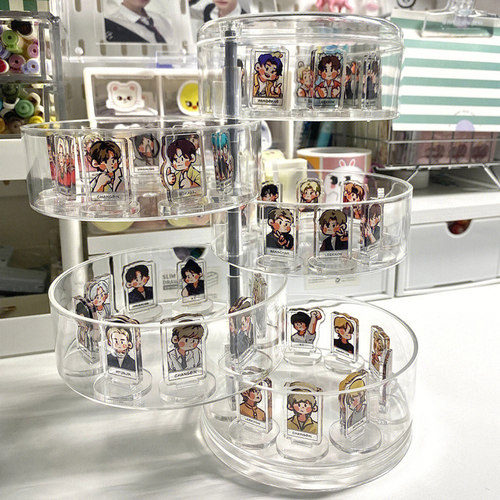 小立牌展示架透明多层可旋转