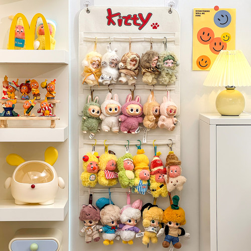 挂墙星星人展示架挂件收纳神器