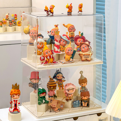 盲盒收纳星星人展示盒防尘手办柜