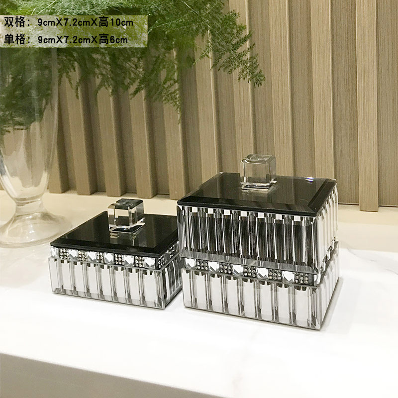 漱格牙签盒带盖防尘家用酒店民宿创意个性抽纸巾盒茶几牙线棉签盒,收纳整理,牙签盒,淘宝优惠券,粉丝福利购,淘宝优惠卷