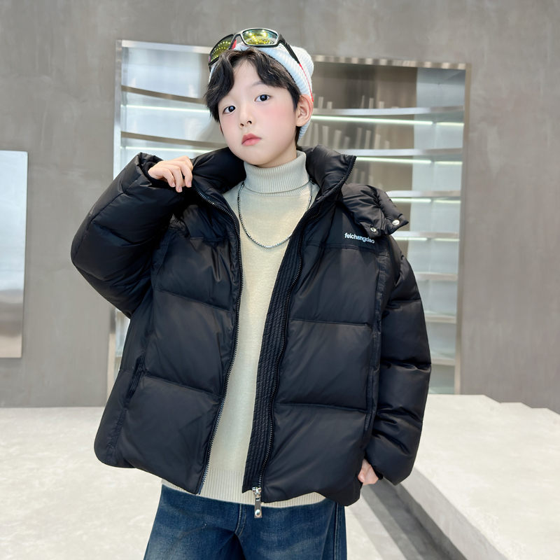 男童羽绒服冬季加厚白鸭绒外套潮