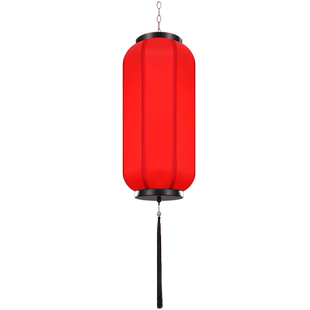 2025新款仿古羊皮灯笼挂饰新中式户外七彩中国风吊灯饭店茶室定制