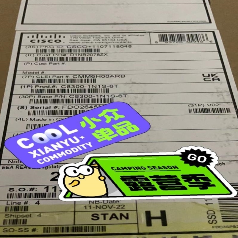 【议价】议价思科C8300-1N1S-6T行货！未税