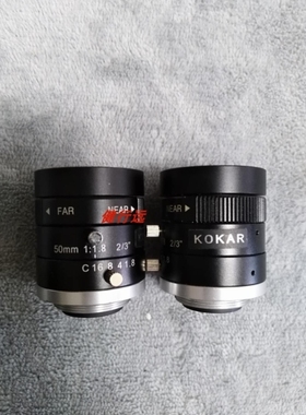 【议价】KOKAR工业镜头50mm 11.8 2/3 C口型号齐全有库存