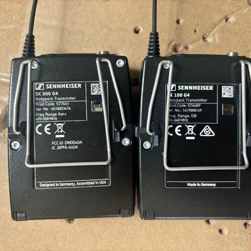 议价议价森海塞尔ew100g4腰包  频率 GB 606/648