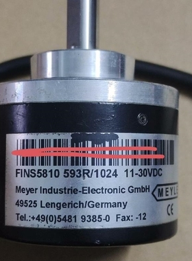 【议价】【议价】梅尔MEYLE编码器FINS5810 593R/1024