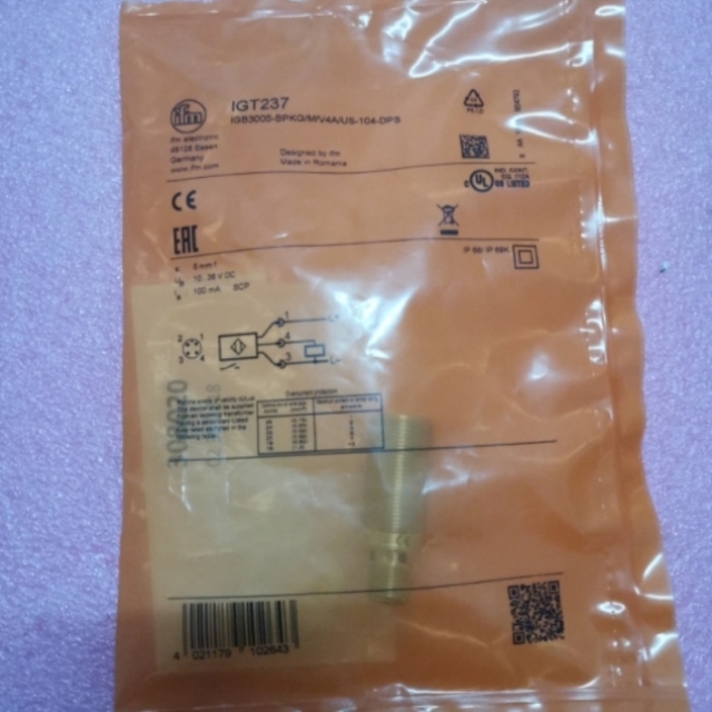 【议价】正品IFM易福门 IGT237 IGB3005-BPKG/M/V4A/US-104-DPS