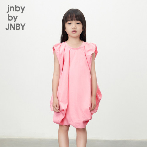 江南布衣童装无袖连衣裙A字裙纯棉休闲可爱夏女童儿童jnbybyjnby