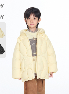 新款江南布衣童装短款羽绒服H型25冬男女童jnbybyjnby1PAC10310