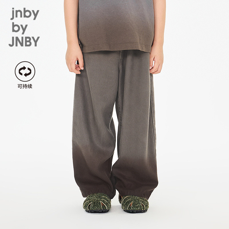新款江南布衣童装牛仔长裤直筒裤26夏男女童jnbybyjnby1Q4E11540