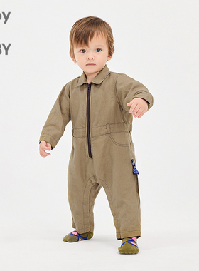 新款江南布衣婴童长袖连体衣25春男女童婴儿jnbybyjnbyYP2F10130