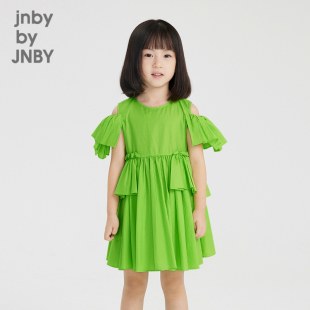 江南布衣童装 公主裙子可爱jnbybyjnby 春夏连衣裙女童儿童小飞袖