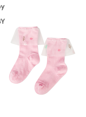 新款江南布衣童装袜子趣味中筒袜25夏女童jnbybyjnby6P4N13290